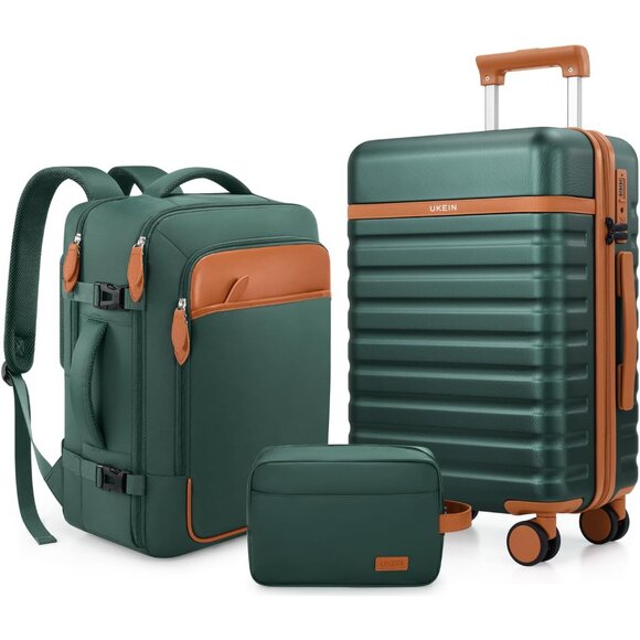 Luggage Sets 3 Piece Carry On Luggage 20In With Spinner WheelsPC Hardside Suit
